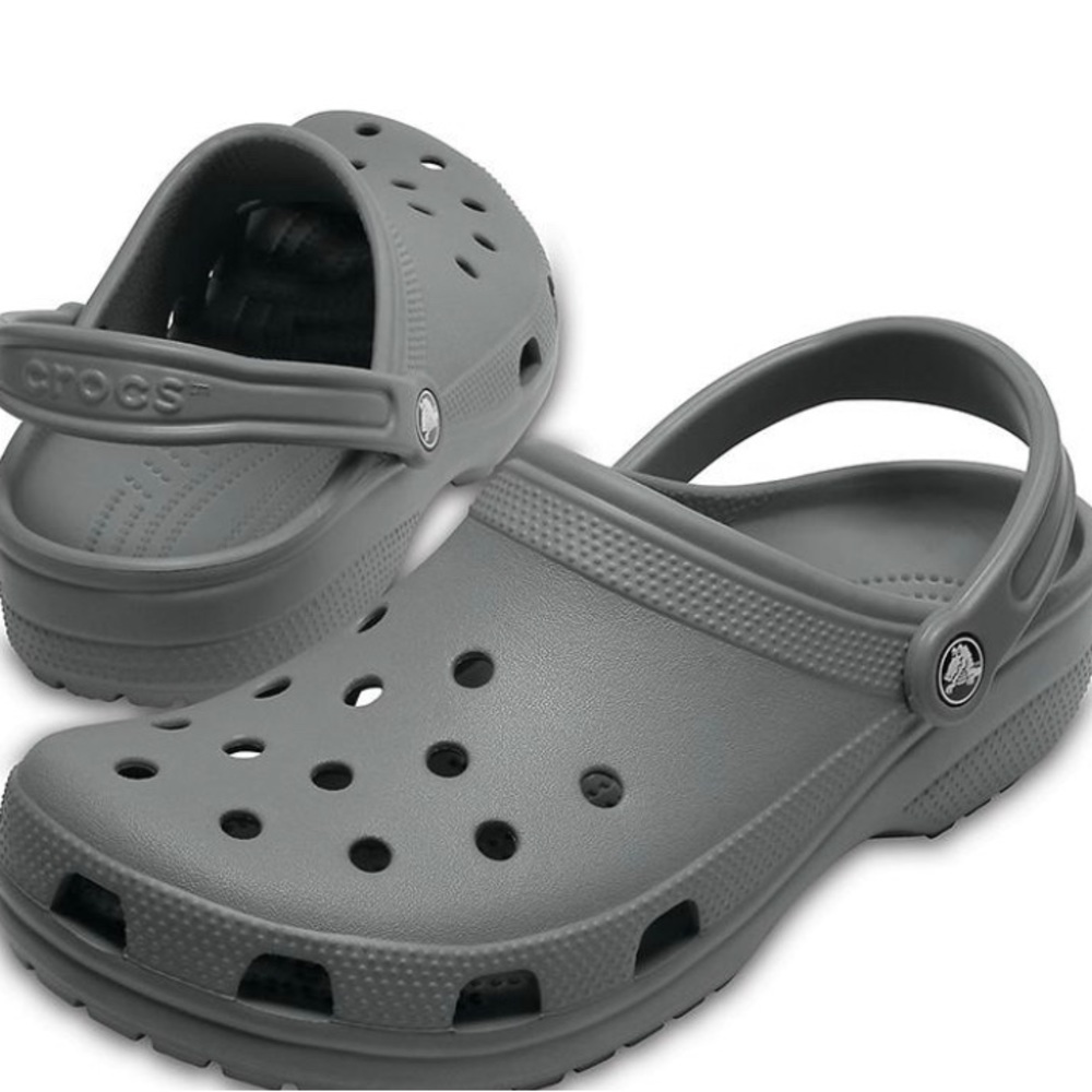 Gray crocs